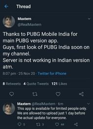 The deleted tweets by Maxtern